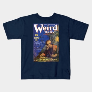 Vintage Pulp Magazine Cover - Weird Tales Kids T-Shirt